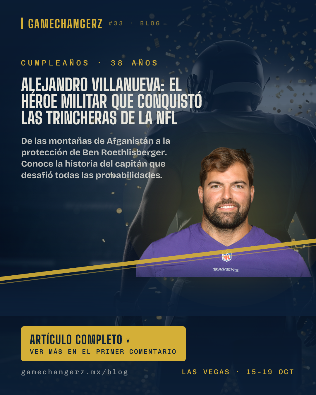 Alejandro Villanueva: El héroe militar que conquistó las trincheras de la NFL