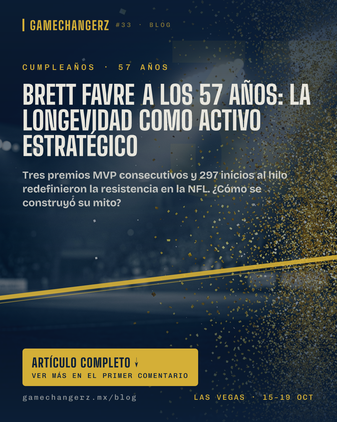 Brett Favre a los 57 años: la longevidad como activo estratégico