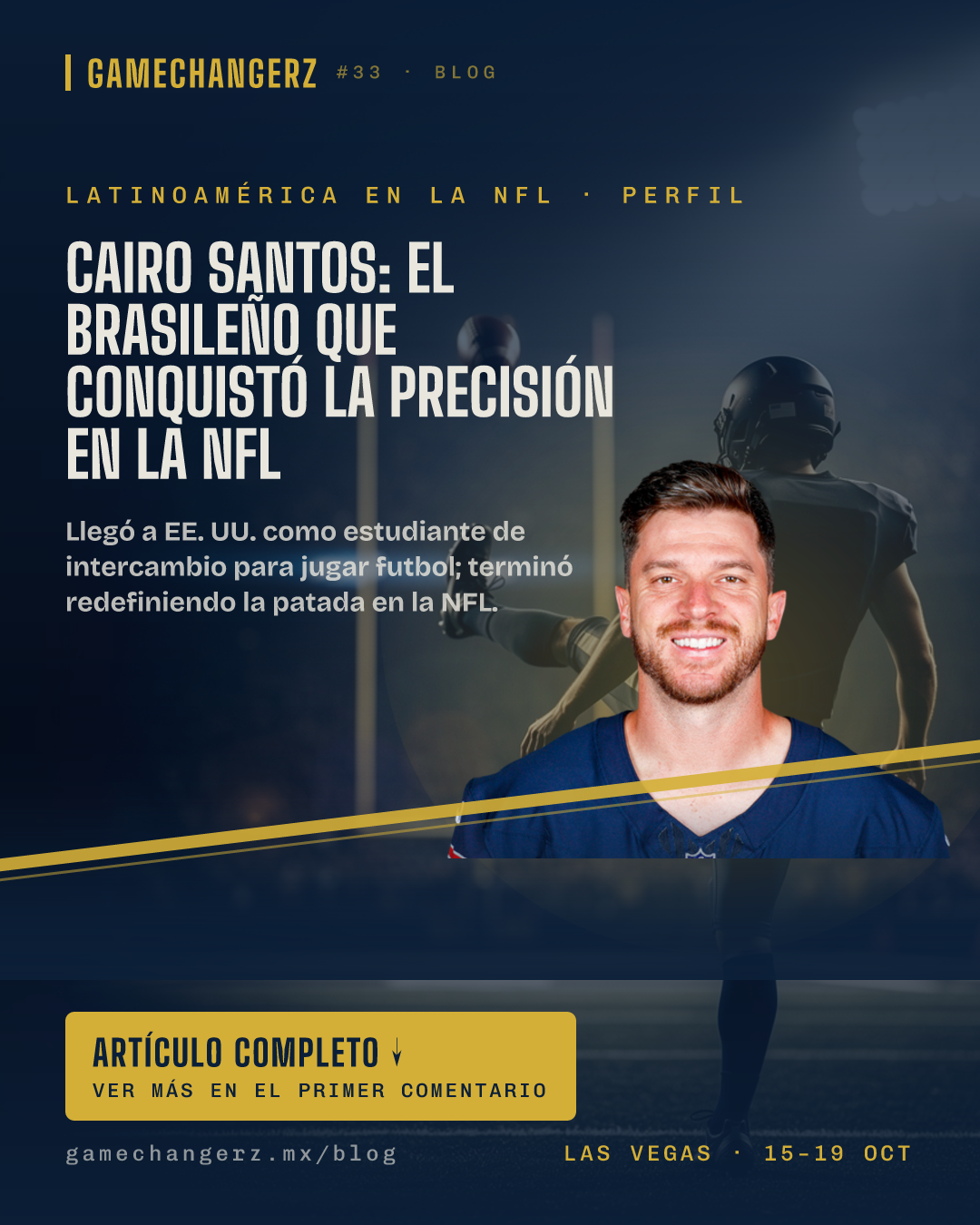 Cairo Santos: El brasileño que conquistó la precisión en la NFL