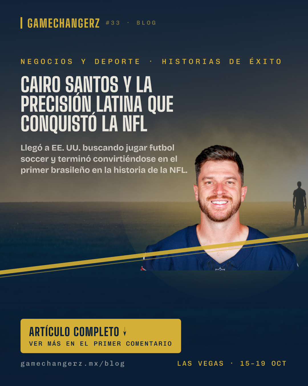 Cairo Santos y la precisión latina que conquistó la NFL