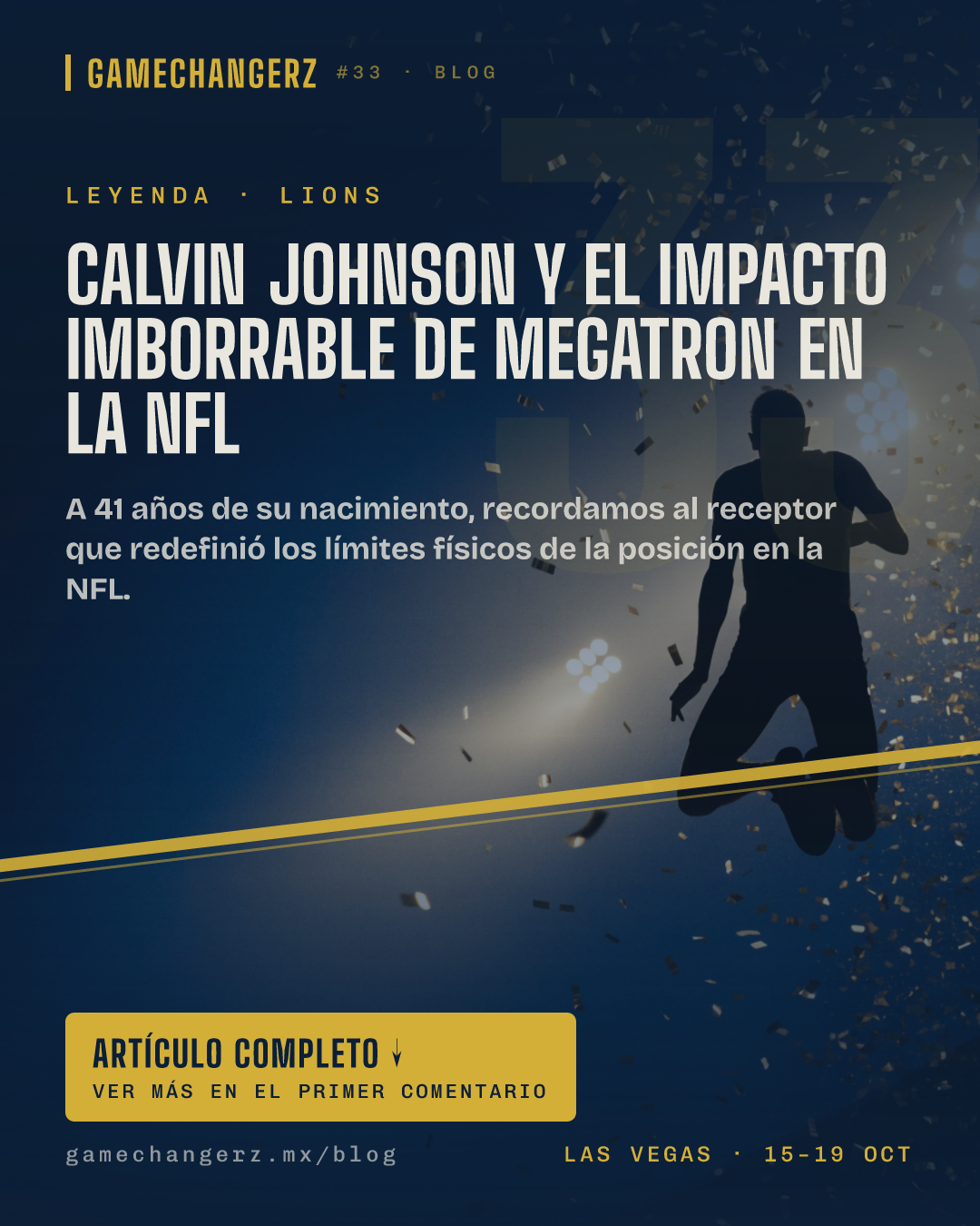Calvin Johnson y el impacto imborrable de Megatron en la NFL