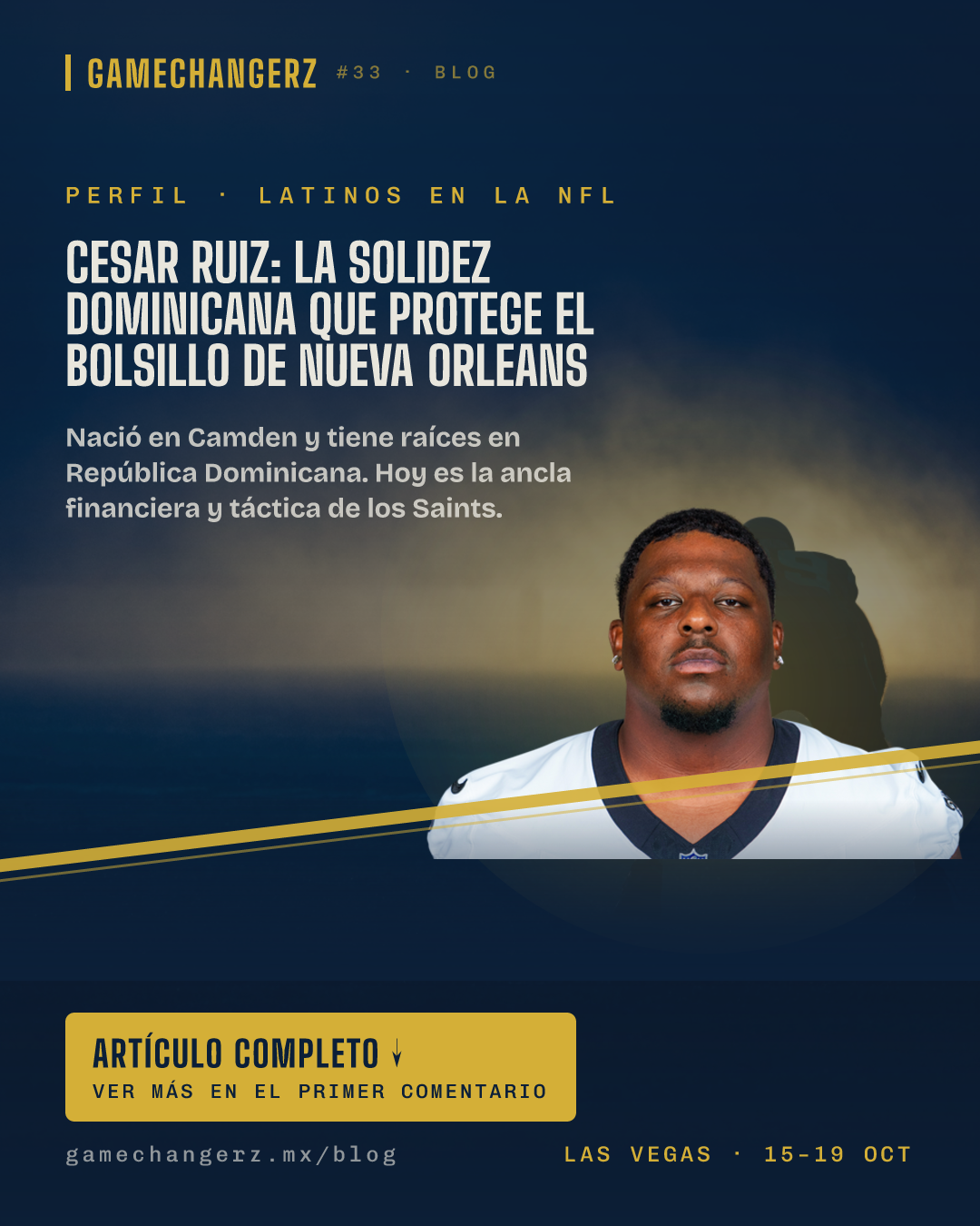 Cesar Ruiz: la solidez dominicana que protege el bolsillo de Nueva Orleans