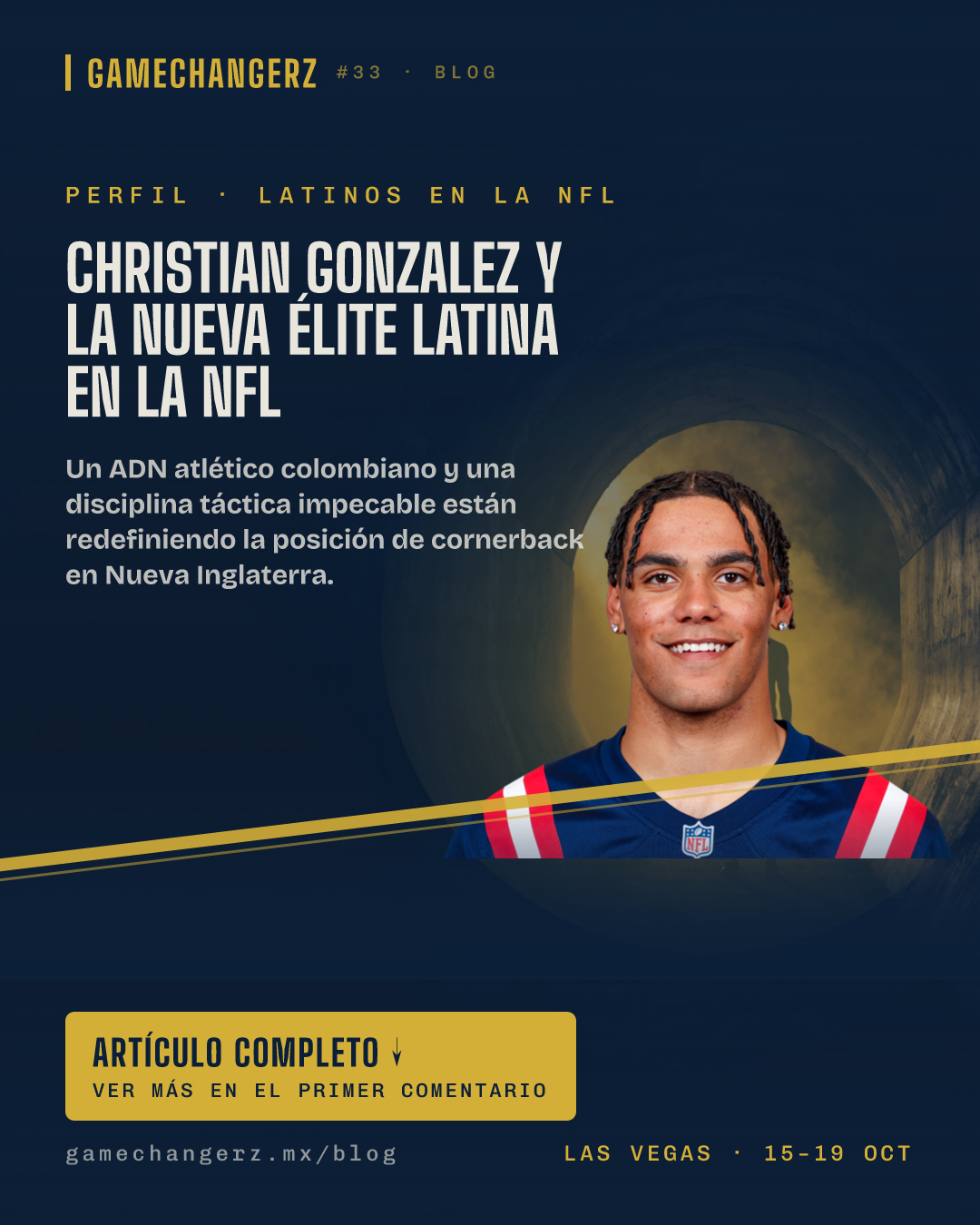 Christian Gonzalez y la nueva élite latina en la NFL