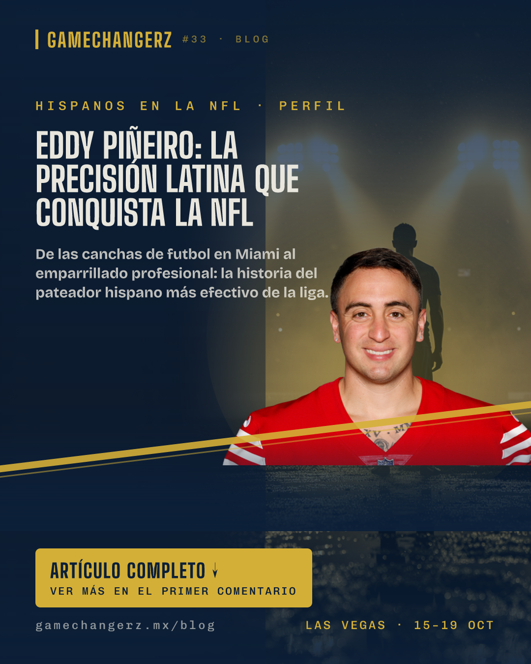 Eddy Piñeiro: la precisión latina que conquista la NFL