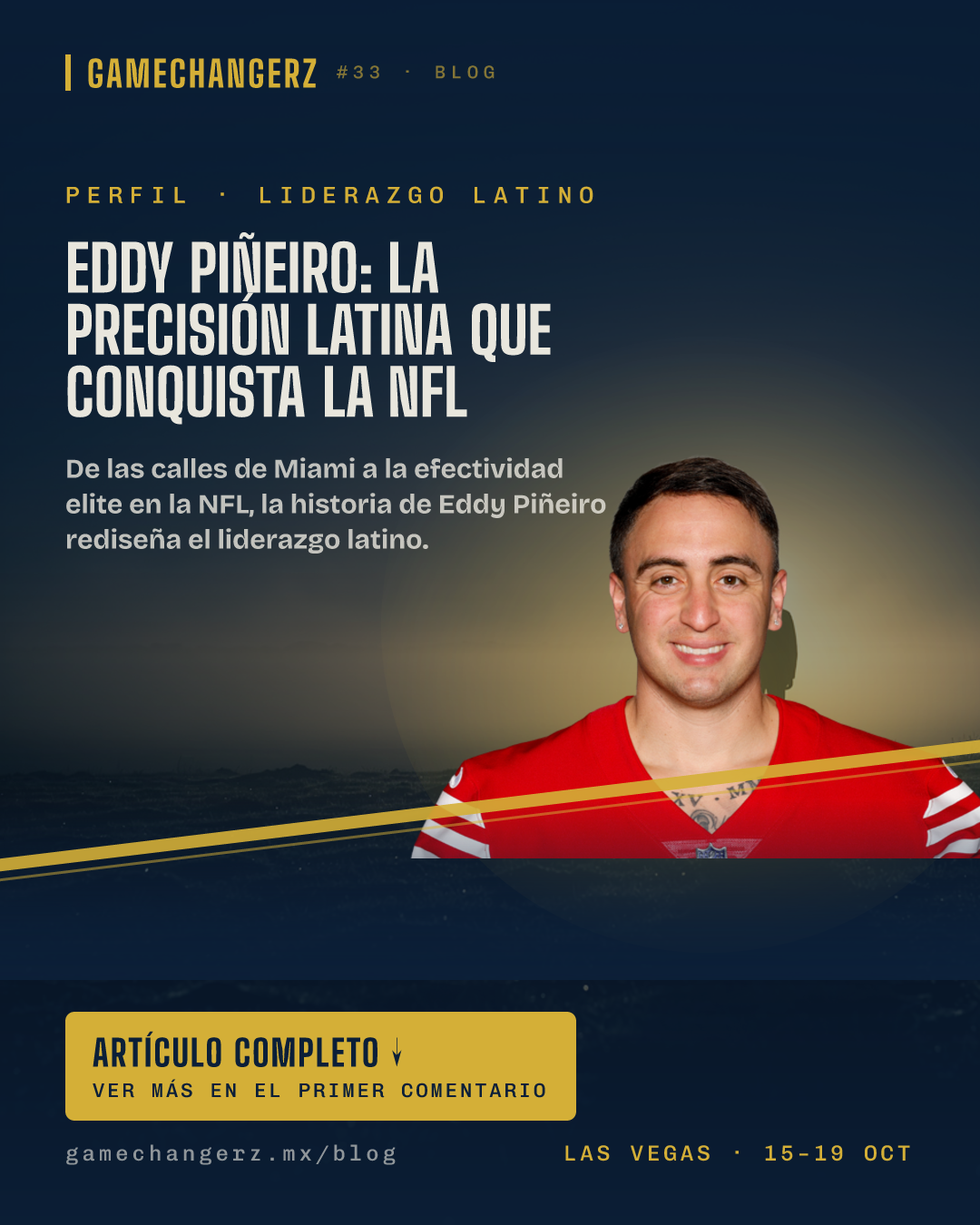 Eddy Piñeiro: la precisión latina que conquista la NFL