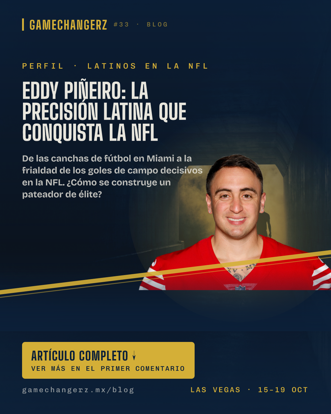 Eddy Piñeiro: la precisión latina que conquista la NFL