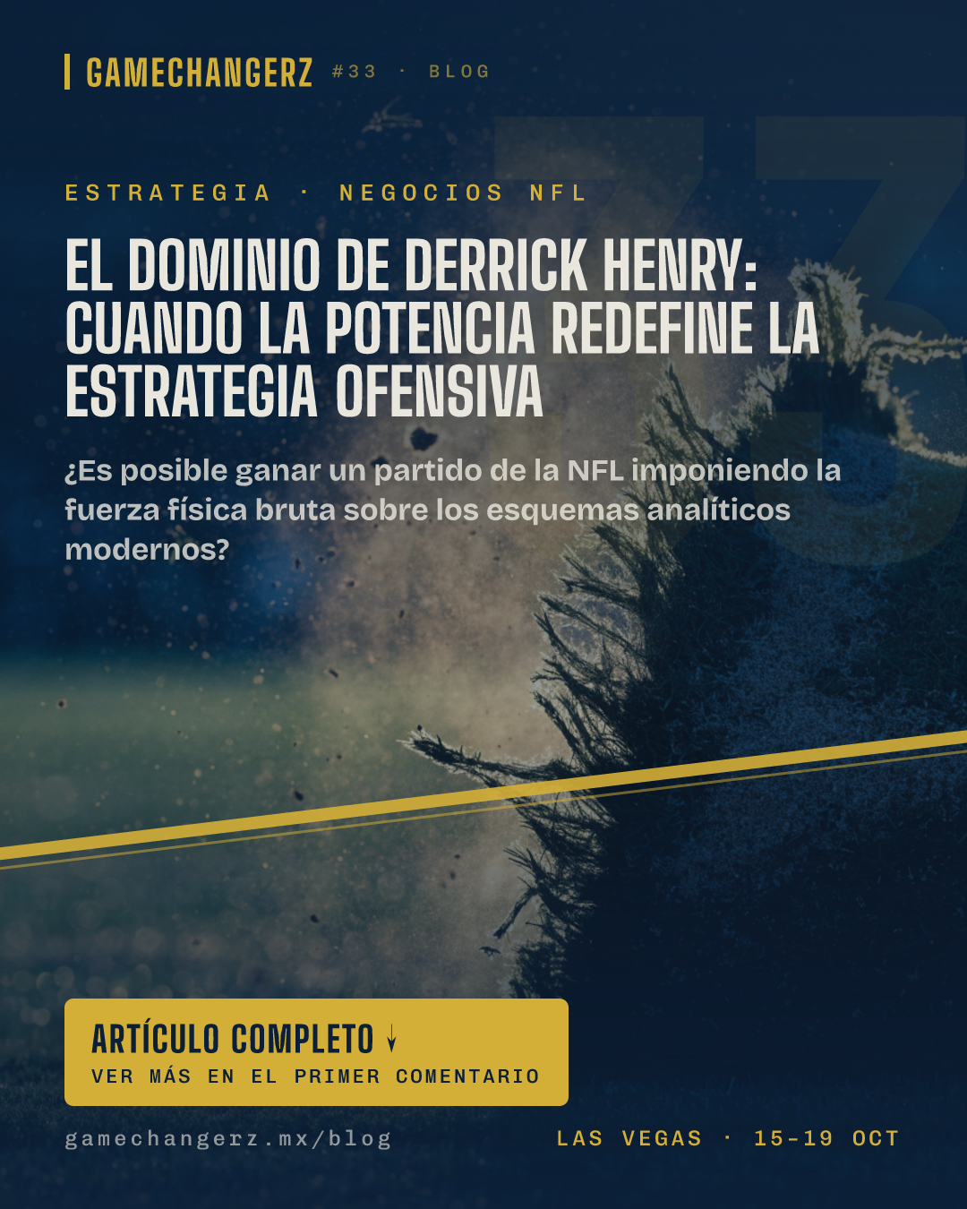 El dominio de Derrick Henry: Cuando la potencia redefine la estrategia ofensiva