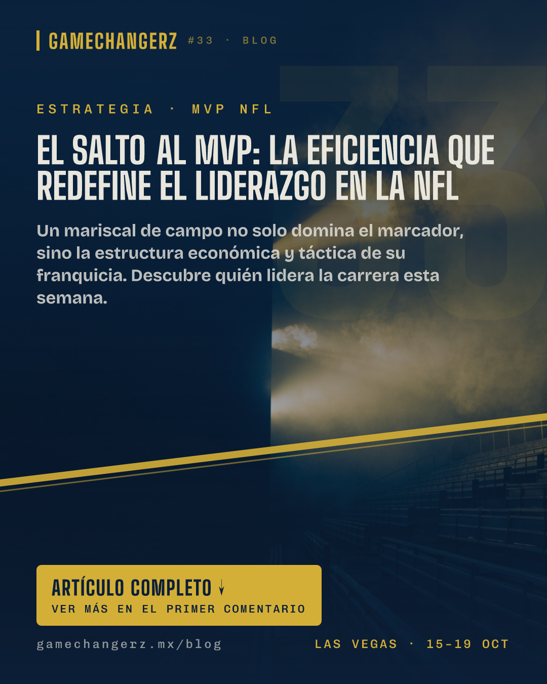 El salto al MVP: La eficiencia que redefine el liderazgo en la NFL