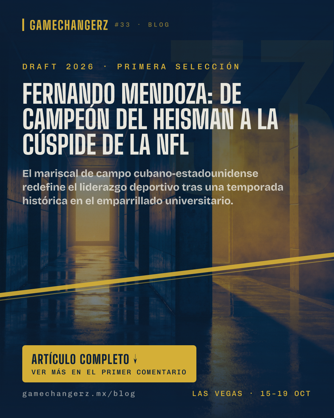 Fernando Mendoza: De Campeón del Heisman a la Cúspide de la NFL