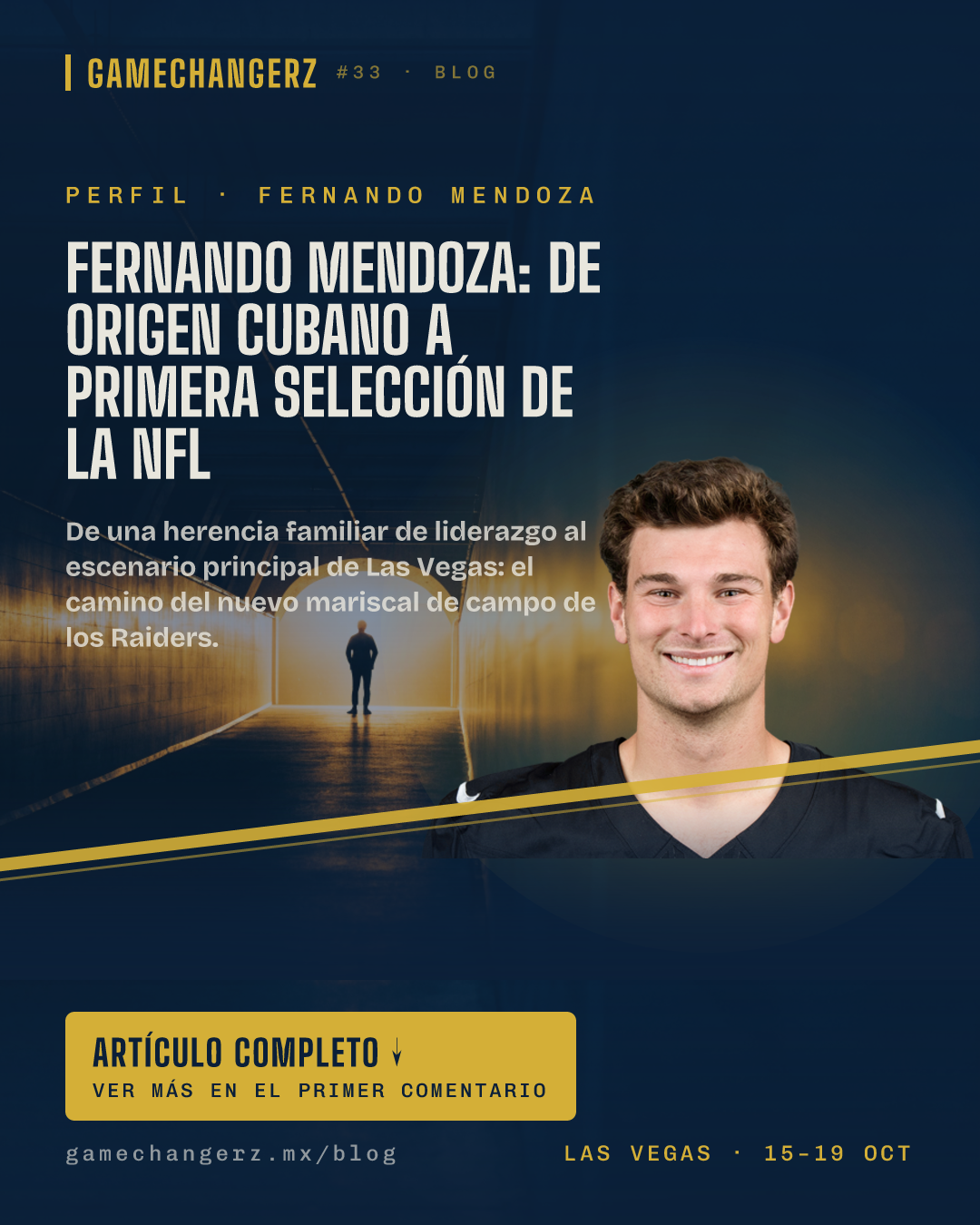 Fernando Mendoza: De origen cubano a primera selección de la NFL