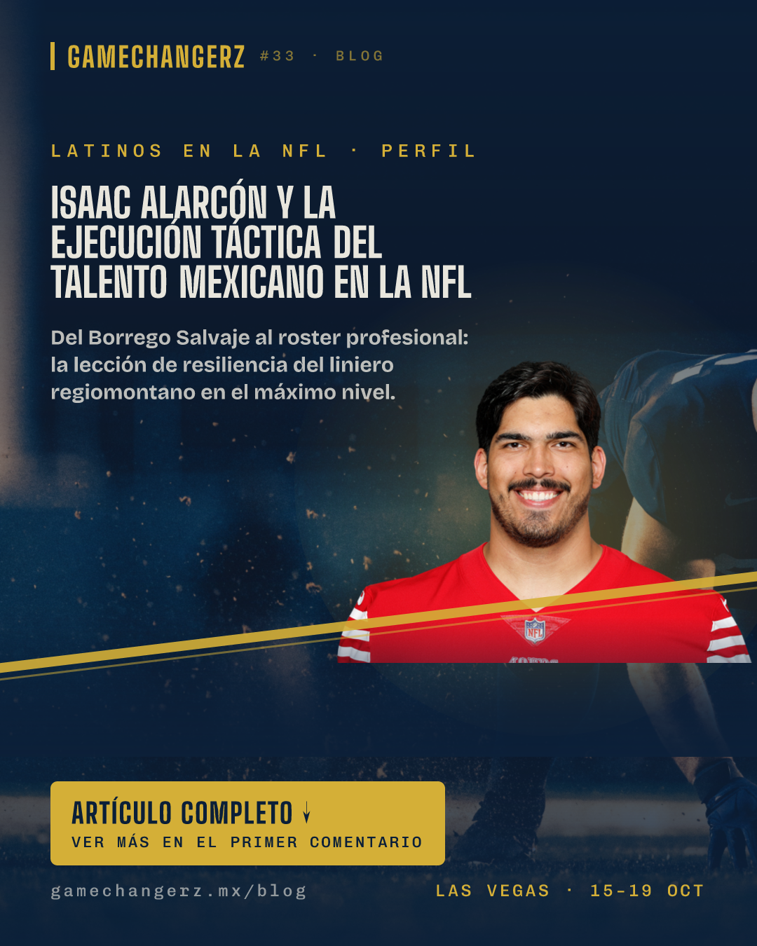 Isaac Alarcón y la ejecución táctica del talento mexicano en la NFL