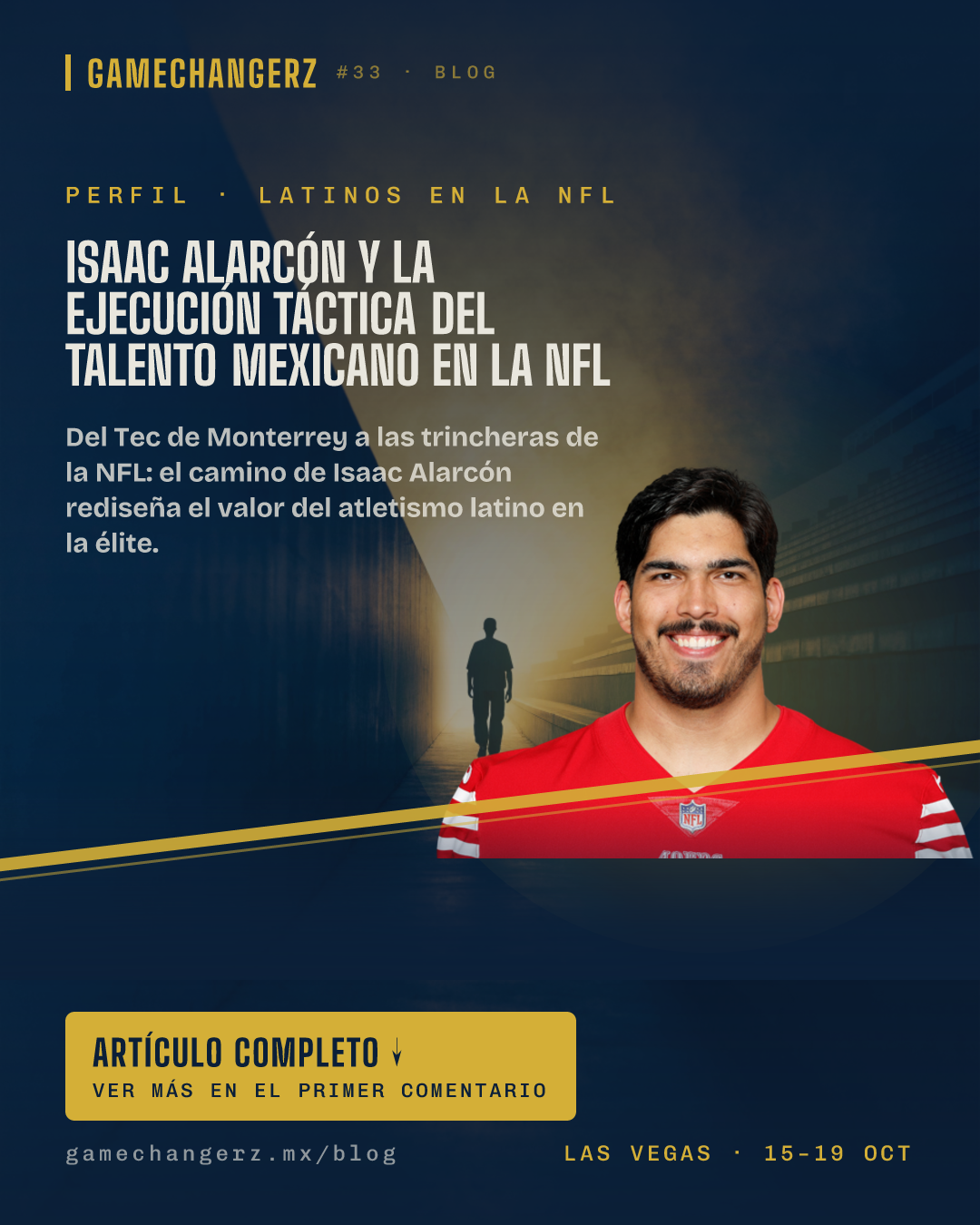 Isaac Alarcón y la ejecución táctica del talento mexicano en la NFL