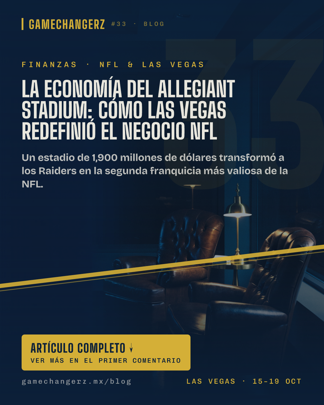 La economía del Allegiant Stadium: Cómo Las Vegas redefinió el negocio NFL