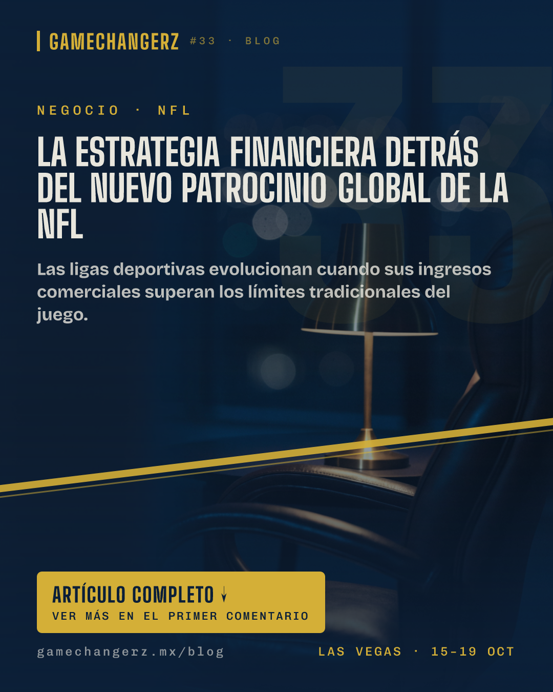 La estrategia financiera detrás del nuevo patrocinio global de la NFL