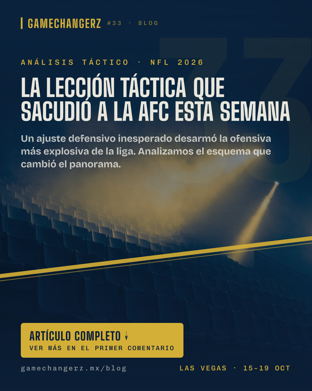 La lección táctica que sacudió a la AFC esta semana