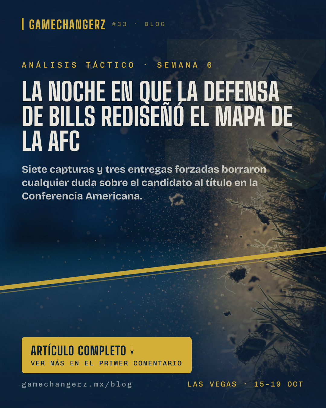 La noche en que la defensa de Bills rediseñó el mapa de la AFC