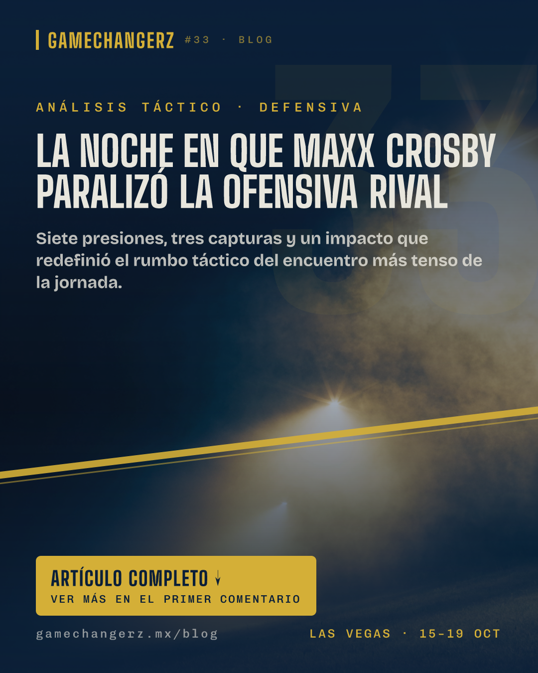 La noche en que Maxx Crosby paralizó la ofensiva rival