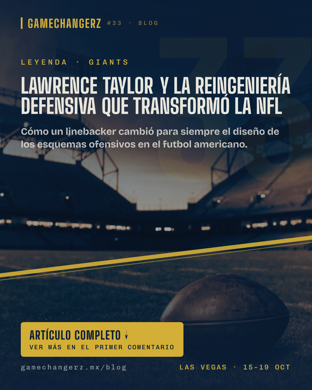 Lawrence Taylor y la reingeniería defensiva que transformó la NFL