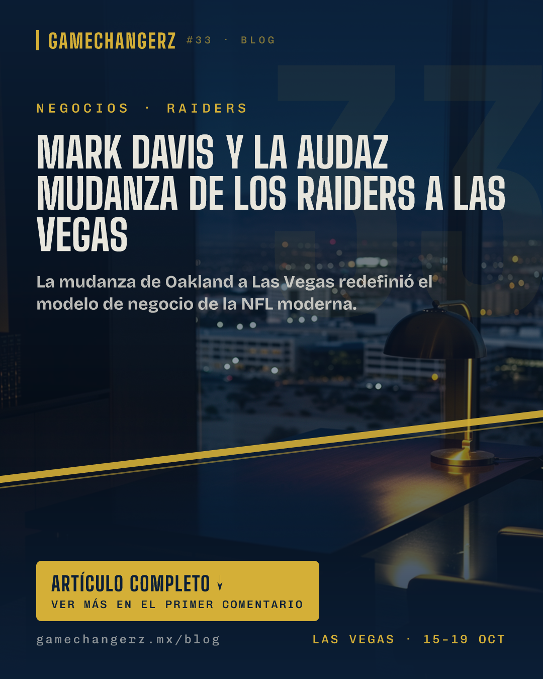 Mark Davis y la audaz mudanza de los Raiders a Las Vegas
