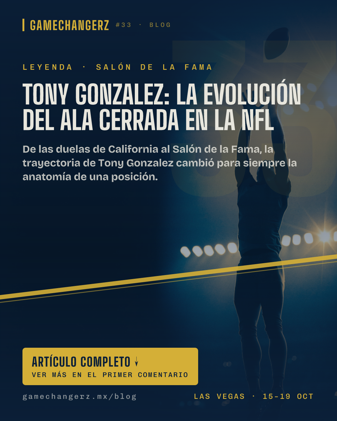 Tony Gonzalez: La Evolución del Ala Cerrada en la NFL